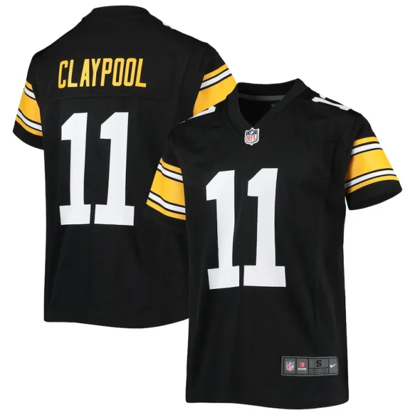 Chase claypool pittsburgh steelers nike youth alternate game jersey Black