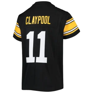 Chase claypool pittsburgh steelers nike youth alternate game jersey Black Yth L
