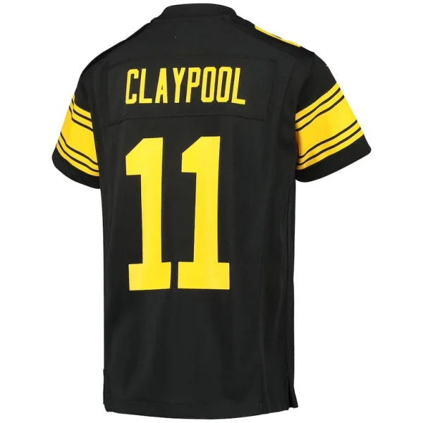 Chase claypool pittsburgh steelers nike youth alternate player game jersey Black Yth L
