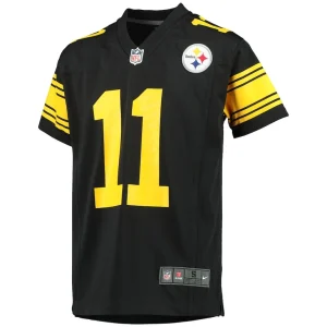 Chase claypool pittsburgh steelers nike youth alternate player game jersey Black Yth M