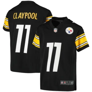 Chase claypool pittsburgh steelers nike youth game jersey Black