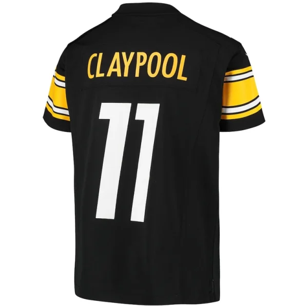 Chase claypool pittsburgh steelers nike youth game jersey Black Yth L