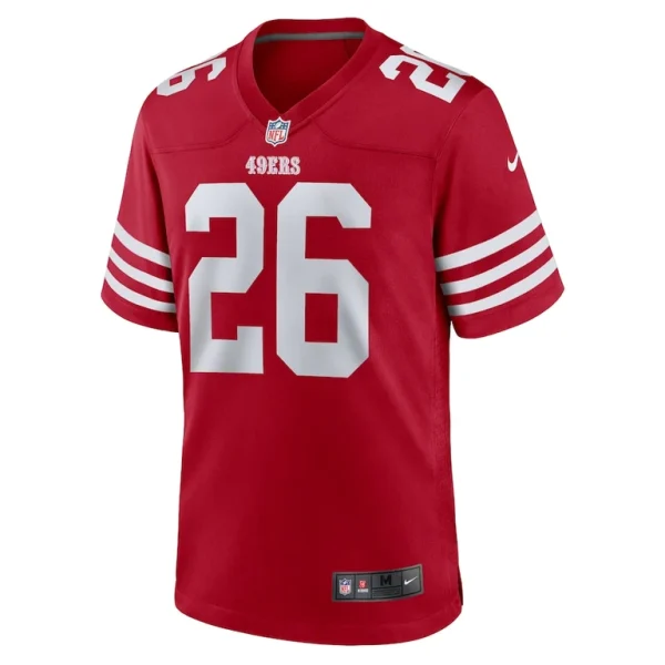 Chase lucas san francisco 49ers nike team game jersey Scarlet S