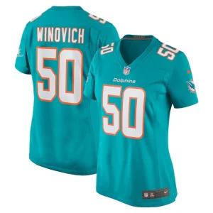 Chase winovich miami dolphins nike womens team game jersey Aqua