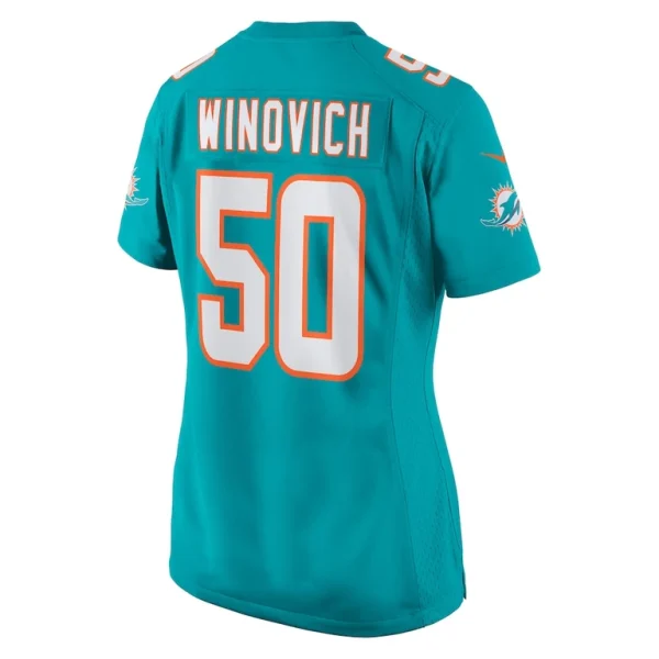 Chase winovich miami dolphins nike womens team game jersey Aqua L