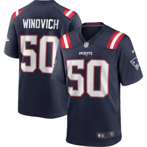 Chase winovich new england patriots nike game player jersey Navy