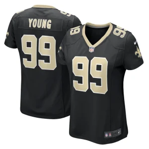 Chase young new orleans saints nike womens game jersey Black
