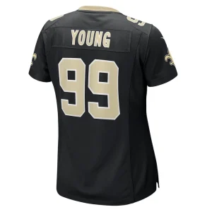 Chase young new orleans saints nike womens game jersey Black L