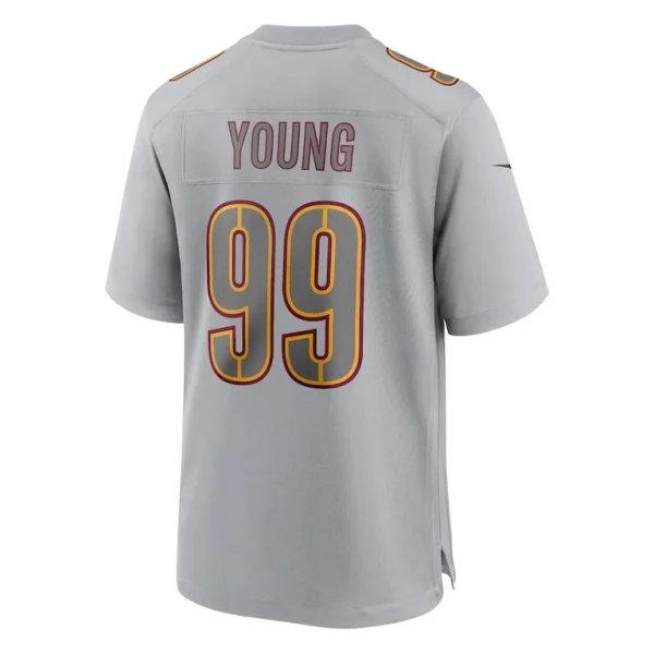 Chase young washington commanders nike atmosphere fashion game jersey Gray L