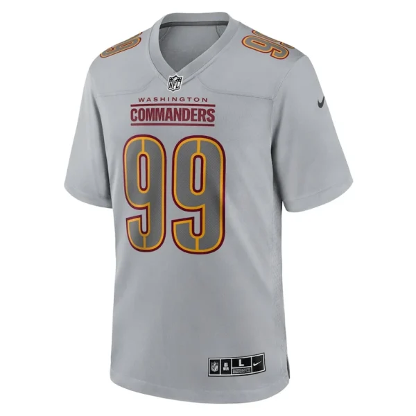 Chase young washington commanders nike atmosphere fashion game jersey Gray M