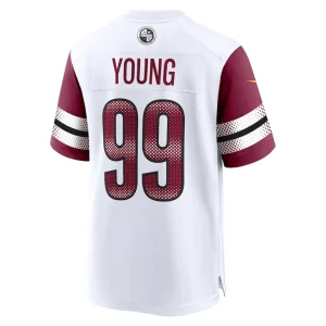 Chase young washington commanders nike game jersey White L