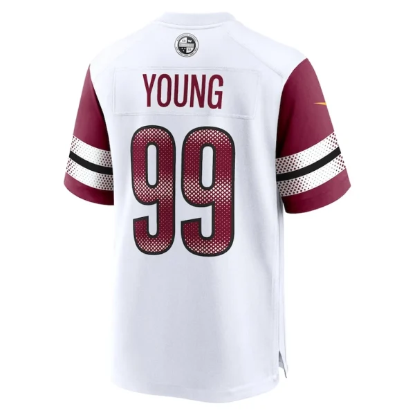 Chase young washington commanders nike game jersey White L