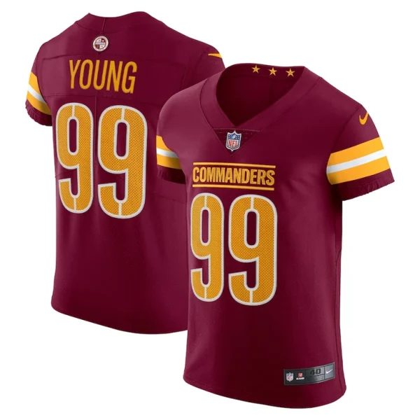 Chase young washington commanders nike vapor elite jersey Burgundy