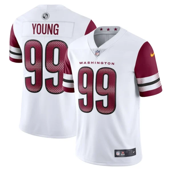Chase young washington commanders nike vapor limited jersey White