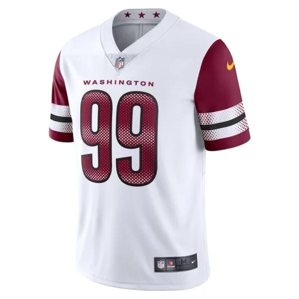 Chase young washington commanders nike vapor limited jersey White M