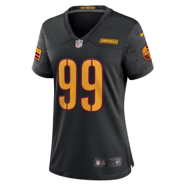 Chase young washington commanders nike womens player jersey Black M