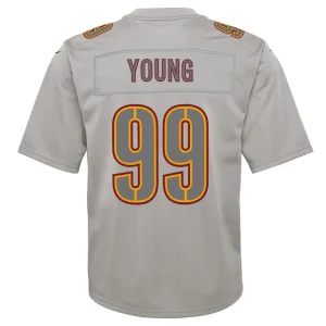 Chase young washington commanders nike youth atmosphere fashion game jersey Gray Yth L