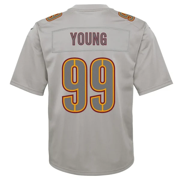 Chase young washington commanders nike youth atmosphere fashion game jersey Gray Yth L