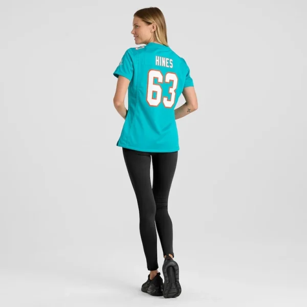 Chasen hines miami dolphins nike womens team game jersey Aqua 2XL