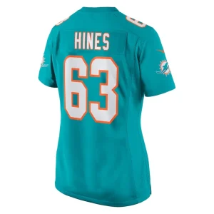 Chasen hines miami dolphins nike womens team game jersey Aqua L