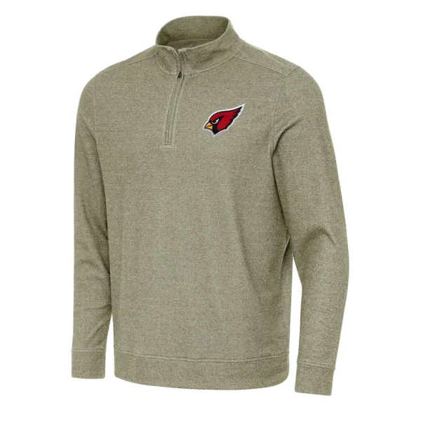 Chicago bears antigua subtle quarter zip top Olive