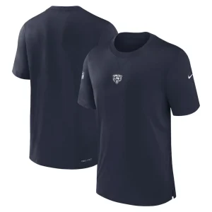 Chicago bears nike 2023 sideline performance t shirt Navy