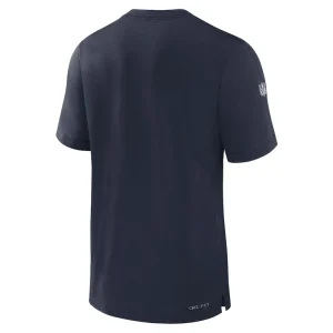 Chicago bears nike 2023 sideline performance t shirt Navy L