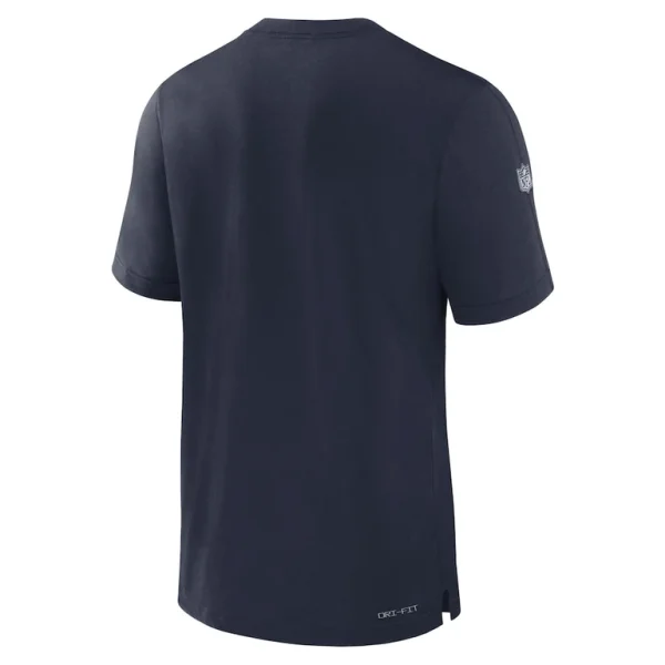 Chicago bears nike 2023 sideline performance t shirt Navy L
