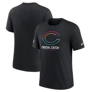 Chicago bears nike 2024 nfl crucial catch big tall t shirt Black