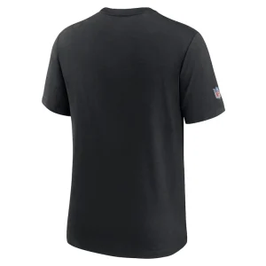 Chicago bears nike 2024 nfl crucial catch big tall t shirt Black XLT