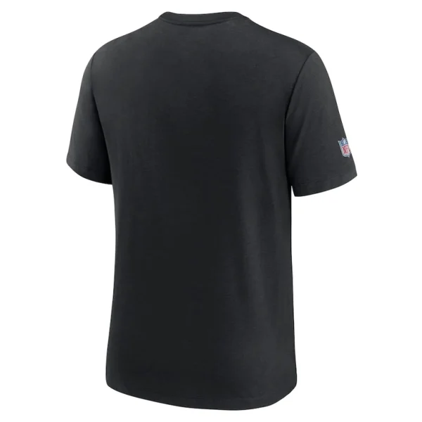 Chicago bears nike 2024 nfl crucial catch big tall t shirt Black XLT