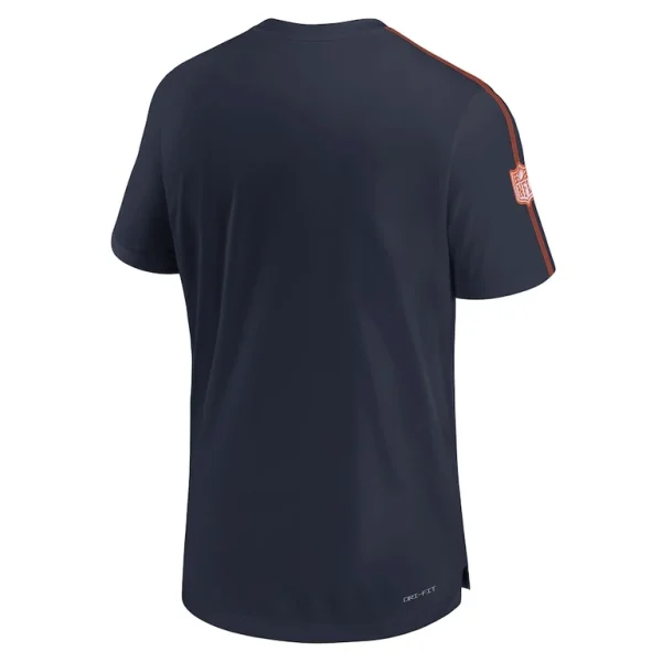 Chicago bears nike 2024 sideline coach uv performance t shirt Navy L