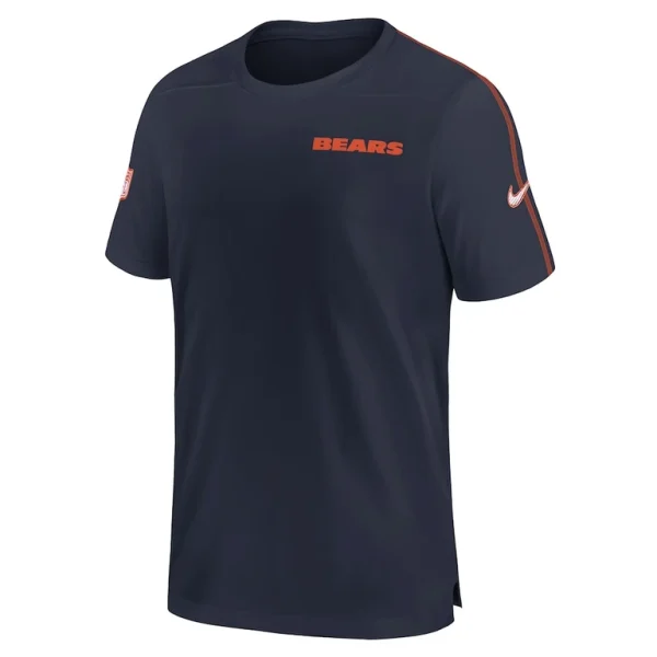 Chicago bears nike 2024 sideline coach uv performance t shirt Navy M