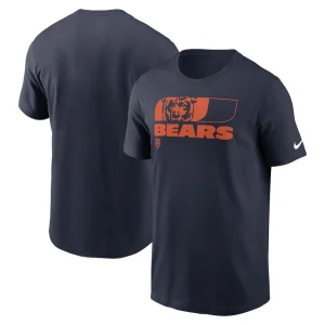 Chicago bears nike air essential t shirt Navy