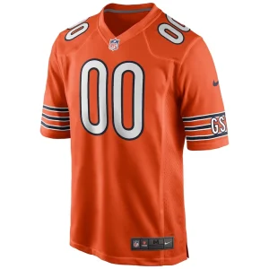 Chicago bears nike alternate custom game jersey Orange M