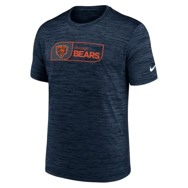 Chicago bears nike big tall velocity jock tag performance t shirt Navy 2XT
