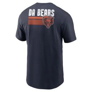 Chicago bears nike blitz essential t shirt Navy L