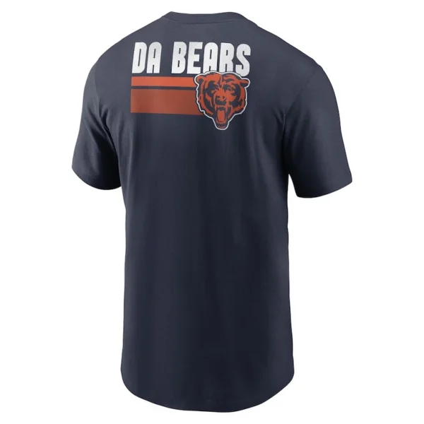Chicago bears nike blitz essential t shirt Navy L