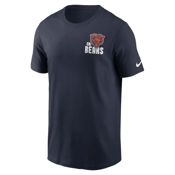Chicago bears nike blitz essential t shirt Navy M