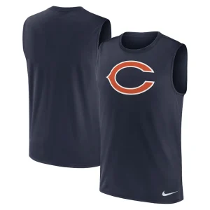 Chicago bears nike blitz legend muscle tank top Navy