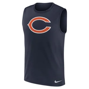 Chicago bears nike blitz legend muscle tank top Navy M