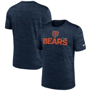 Chicago bears nike blitz velocity modern performance t shirt Navy