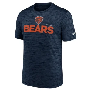 Chicago bears nike blitz velocity modern performance t shirt Navy M