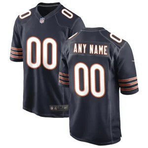 Chicago bears nike custom game jersey Navy