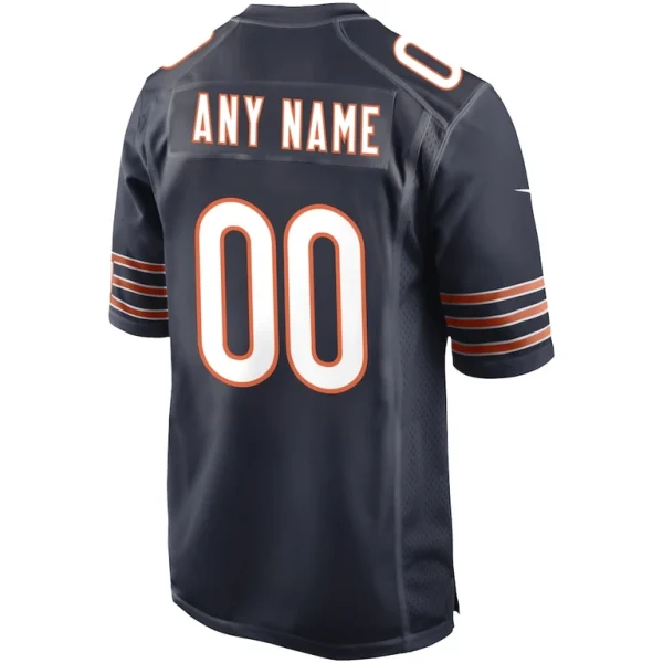 Chicago bears nike custom game jersey Navy L