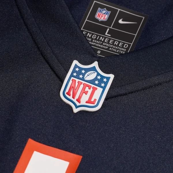 Chicago bears nike custom game jersey Navy XL