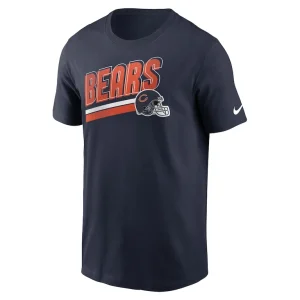 Chicago bears nike essential blitz lockup t shirt Navy M