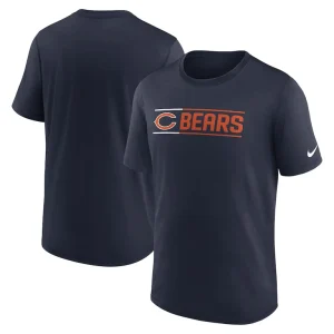Chicago bears nike exceed performance t shirt Navy