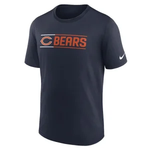Chicago bears nike exceed performance t shirt Navy M