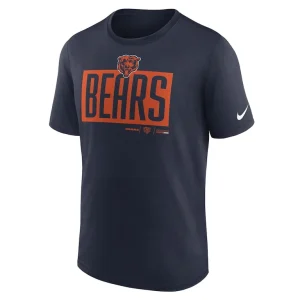 Chicago bears nike exceed performance t shirt Navy M